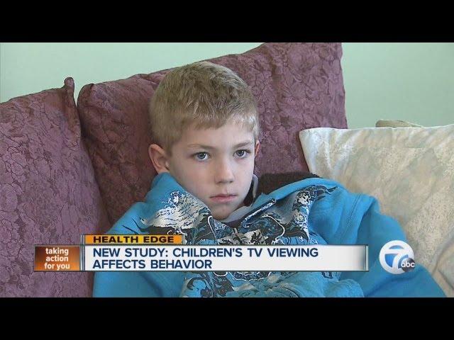 New study: Children's TV viewing affects behavior