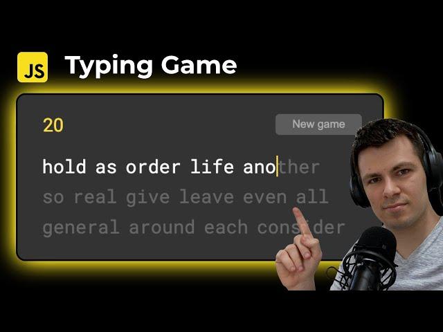 Build Typing Game with Javascript