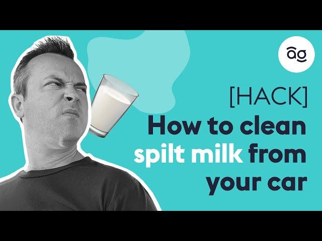 How to clean spilt milk in your car | AutoGuru.com.au