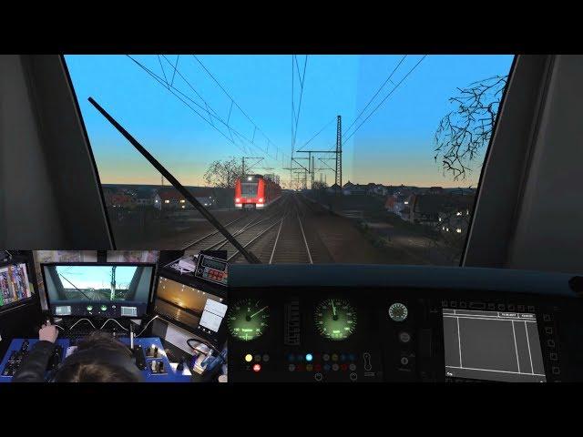 Train Simulator 2019 Let's Play #111 Unterwegs mit dem ersten Zug nach Bad Vilbel [FAHRPULT-CAM]]