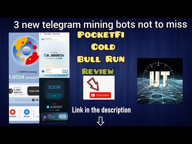 3 Telegram mining bots not to miss 2024 | Earn free crypto currency.