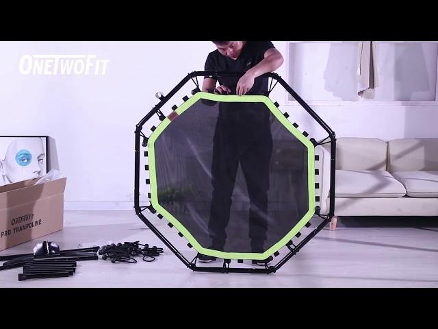 Workout Trampoline Mini Assemble and Use OT105 | ONETWOFIT