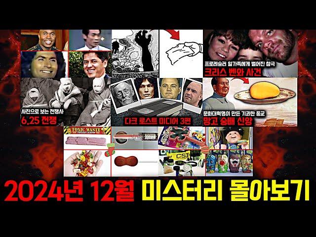 미스터리, 범죄, 사건 사고.. 2024년 12월의 미스터리 영상 몰아보기 [미스터리] [미스테리]