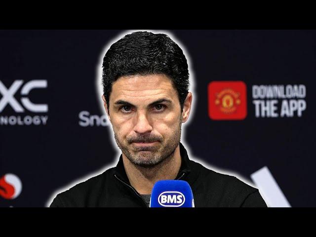 Title race over? 'I don’t want to say that.. NOT RIGHT MOMENT!' | Mikel Arteta | Man Utd 1-1 Arsenal