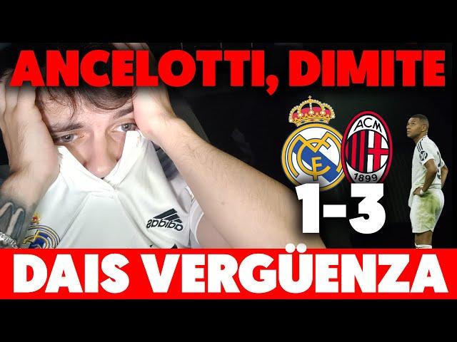 DAIS VERGÜENZA. EL MADRID PINCHA vs MILAN 1-3 · ¡SE ACABÓ! ANCELOTTI TIENE QUE IRSE ¡ESTAMOS ROTOS!