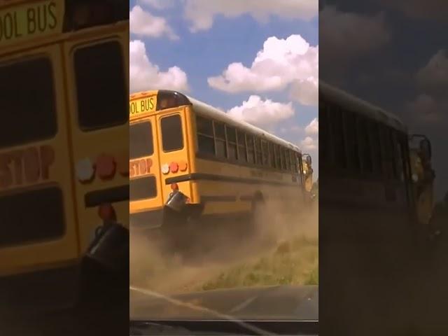 School bus cop chase (Greensburg, Indiana)