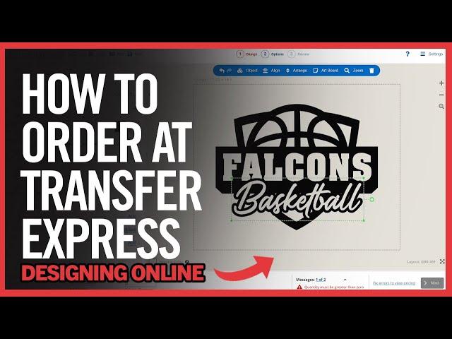 How To Order Custom Heat Transfers at Transfer Express: Designing Online