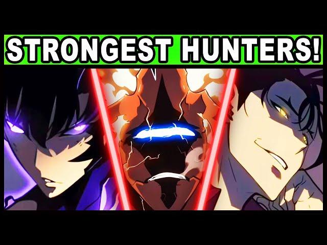 ALL 5 NATIONAL LEVEL HUNTERS EXPLAINED & RANKED! Strongest Hunters in Solo Leveling