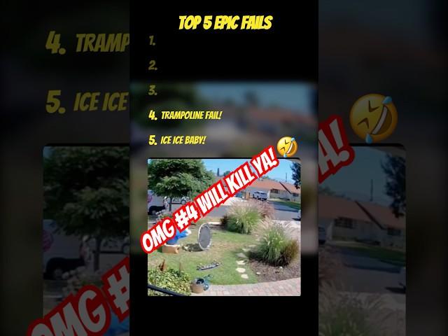 Top 5 EPIC Fails #top5 #epicfails #shorts
