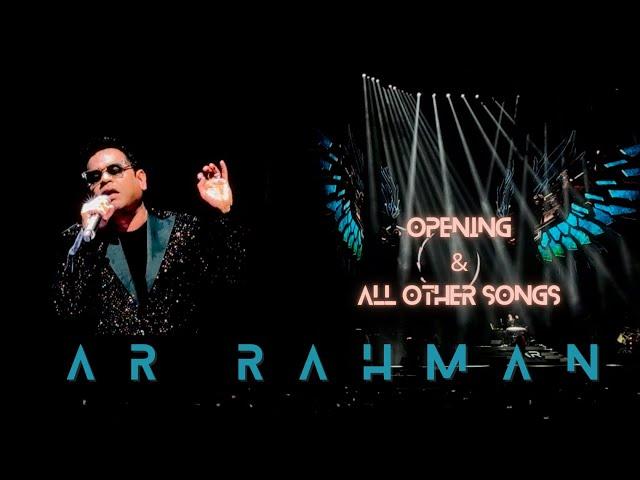 A R Rahman concert opening & other songs | Paathshala , Bigil, Jumbalka, endrendrum punnagai