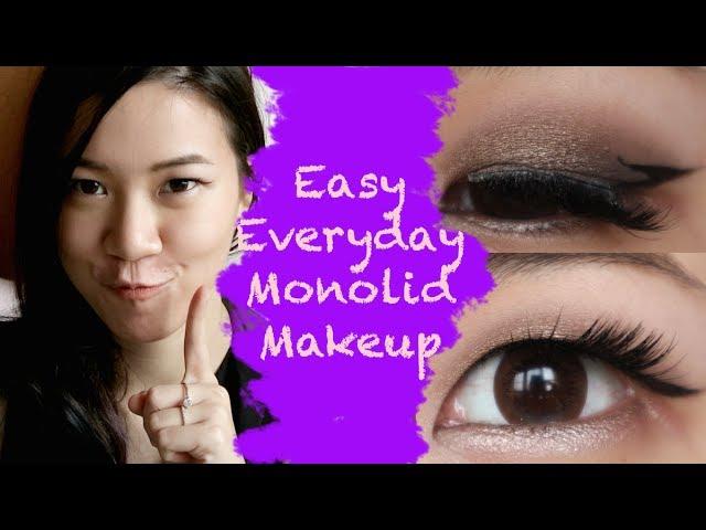 Everyday Makeup Tutorial for Monolids/Asian Eyes: Absolute New York One Brand Tutorial