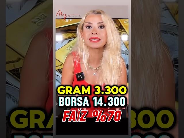 Gram 3300TL olması ne demek; borsa ve faizin hangi seviyesine denk gelir? Yılsonu senaryosu #izleyin