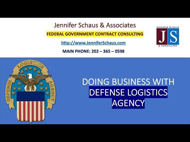 Federal Contracting - Procurement Playbook - Doing Business With Defense Logistics Agency - DLA