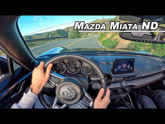 2018 Mazda MX-5 Miata - E85 Tuned ND1 Canyon Run (POV Binaural Audio)