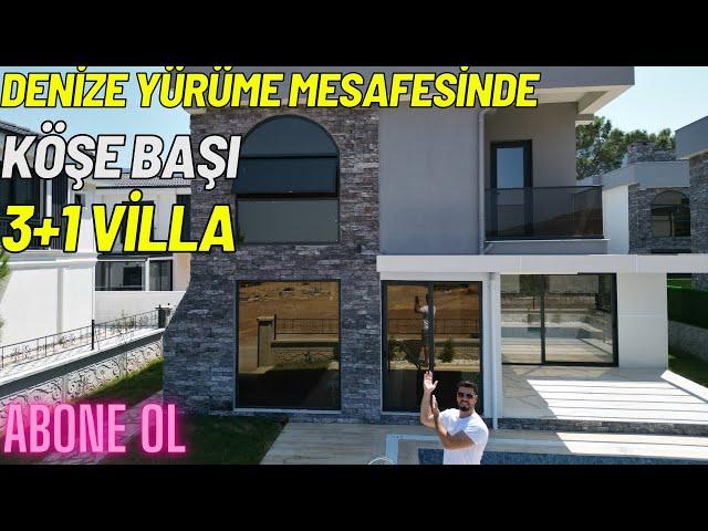 Didim Akbük’te Denize 500 Metre Uzaklıkta Köşe Başı 3+1 Villa