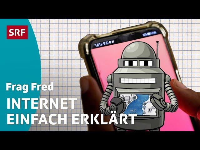 Frag Fred: Wie funktioniert das Internet? | Kindervideos | SRF Kids