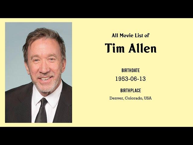 Tim Allen Movies list Tim Allen| Filmography of Tim Allen