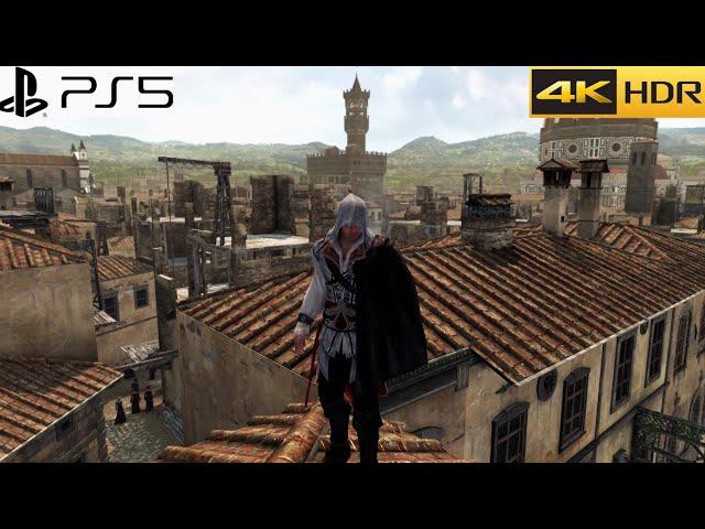 Assassin's Creed 2 remastered (PS5) perfect parkour sequence [4K-HDR]