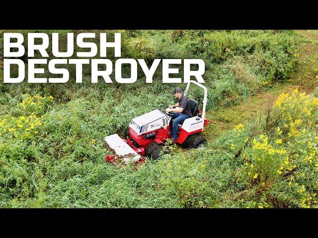 Tough Cut Mows Overgrown Brush & Trees