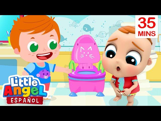 Bebé Juan Aprende a ir al Baño | Canciones Infantiles | Little Angel Español