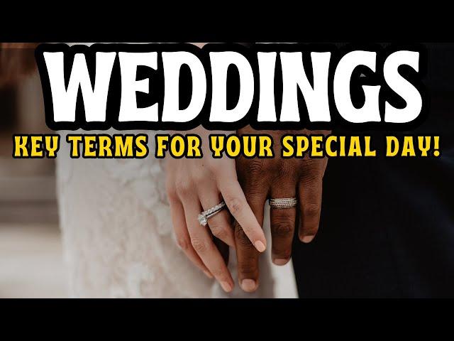 ‍️ Wedding Vocabulary with LearningEnglishPRO!   #WeddingVocabulary #learnenglish #esl #married