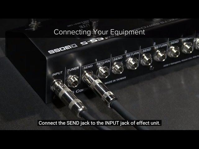 ES-5 Quick Start Chapter 1: Connecting Your Equipment