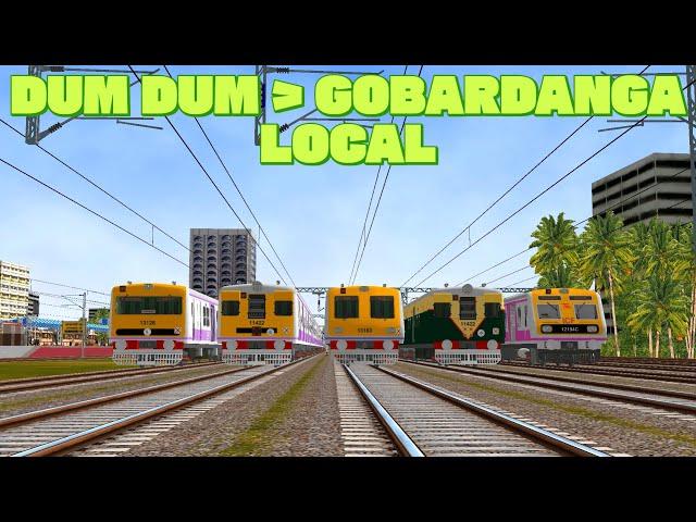 A Journey In Jessop EMU To Gobardanga From Dum Dum Jn. In 33271 Dum Dum Jn. Gobardanga Local