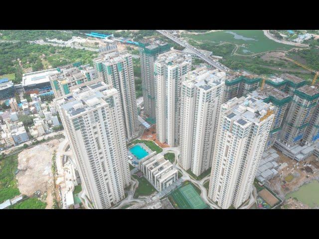 SKY VILLA 5 BHK TRIPLEX FLAT FOR SALE HI-TECH CITY HIGH RISE GATED COMMUNITY HYDERABAD ELIP PROPERTY