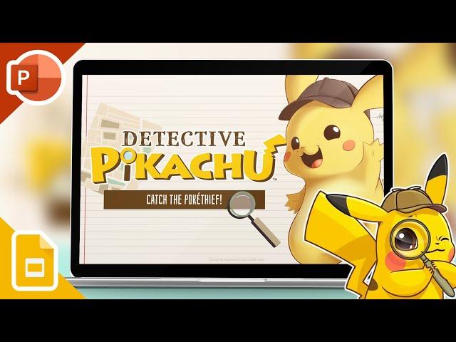 DETECTIVE PIKACHU GAME | Free PowerPoint & Google Slides Game for ESL, EFL, and Foreign Languages