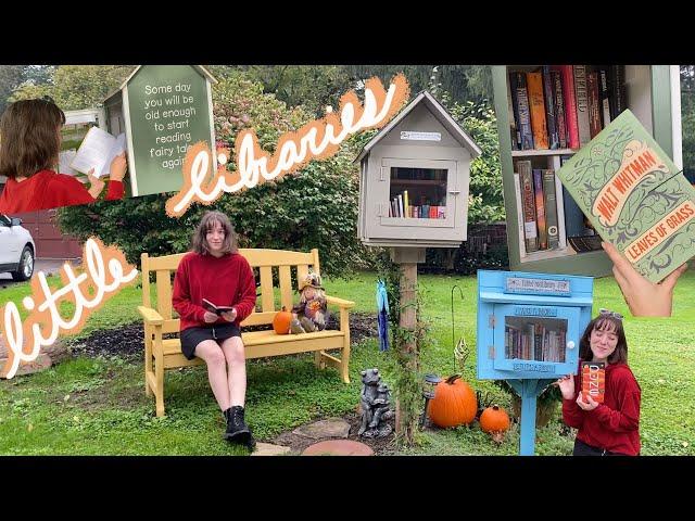 Exploring Little Libraries: I went to 8 more little library boxes + a book haul