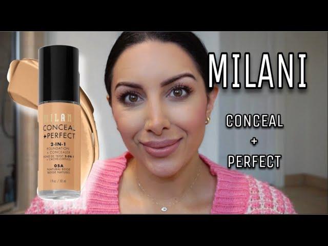 TRIED AND TESTED: MILANI CONCEAL + PERFECT 2 in 1 FOUNDATION AND CONCEALER