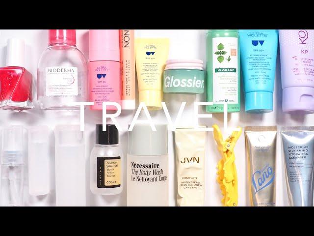 Travel Skincare Bag | Packing My Skin, Hair, Body & Nail Routines For A Month Away