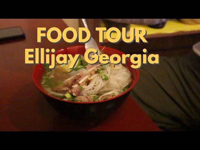 Ellijay Georgia Delicious local food tour & The Ellijay Apple Festival!