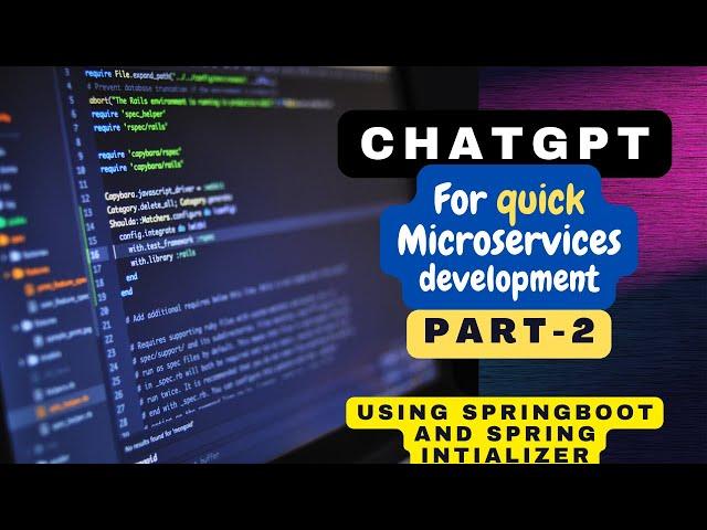 Microservices App development using chatgpt | for beginners  #chatgptexplained #microservices