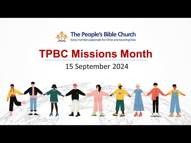 TPBC Worship Service (15 September 2024)