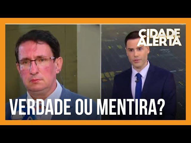 Caso Geremias: Bacci e Dr. Guastelli observam entrevista dada pelo tio da criança