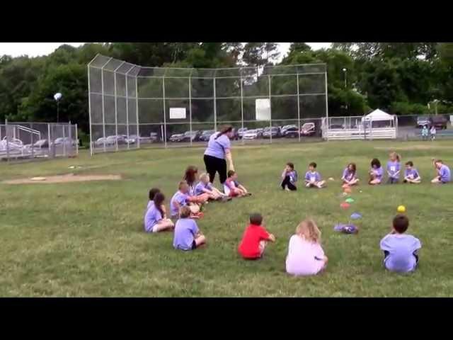 Ms. Reed playing duck duck goose