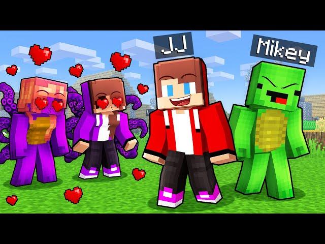 DARK Girls FELL in Love with JJ and Mikey - Minecraft Animation / Maizen