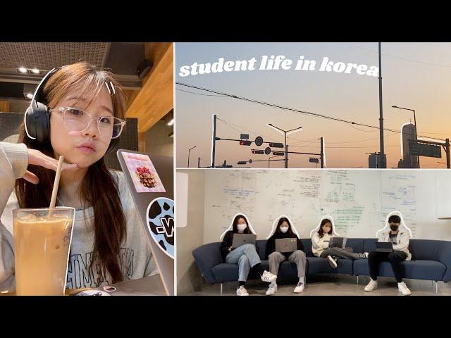 BUSY life as an international student //exam study, school days, mental breakdowns