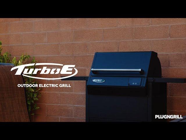 PlugNGrill Turbo E Outdoor Grill | Full-Size Grill, Carbon-Fiber Infrared Electric Grill