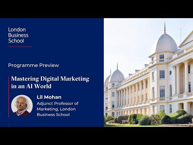 Online Course Preview | Mastering Digital Marketing in an AI World