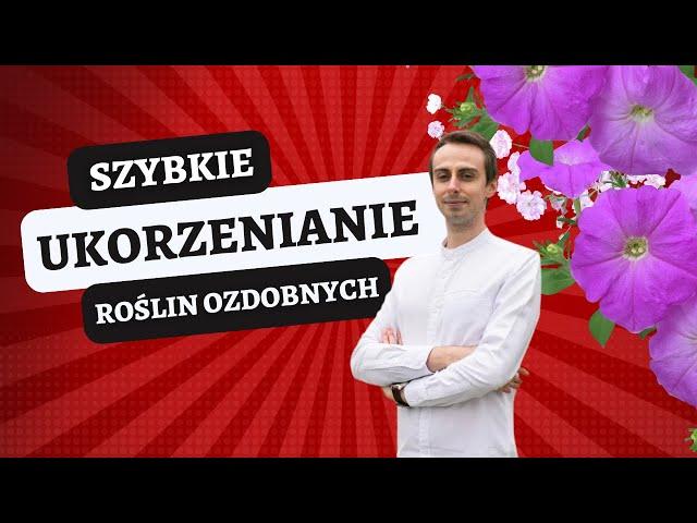 Szybkie ukorzenianie roślin ozdobnych z Agro-Sorb Radiculum .        Posłuchaj Agronoma!