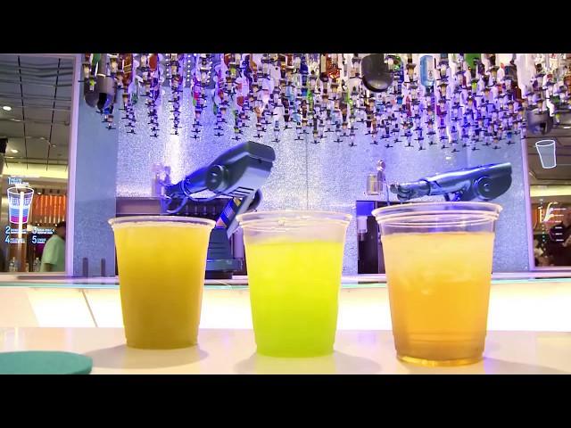 Bionic Bar - роботы-бармены на борту лайнера Quantum of the Seas