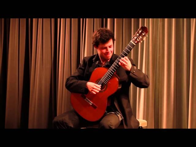 Antoine Moriniere 1er prix guitare Concours International Leopold Bellan