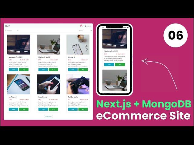 Next.js + MongoDB | Build a E-commerce #06 Add cart