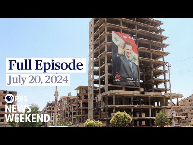 PBS News Weekend full episode, July 20, 2024