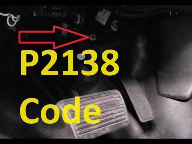 Causes and Fixes P2138 Code: Throttle/Pedal Position Sensor/Switch D/E Voltage Correlation