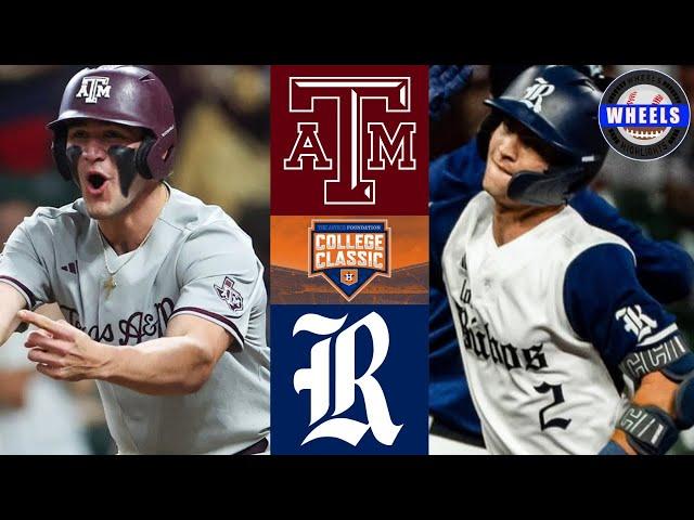 #1 Texas A&M vs Rice | Astros Foundation College Classis | 2025 College Baseball