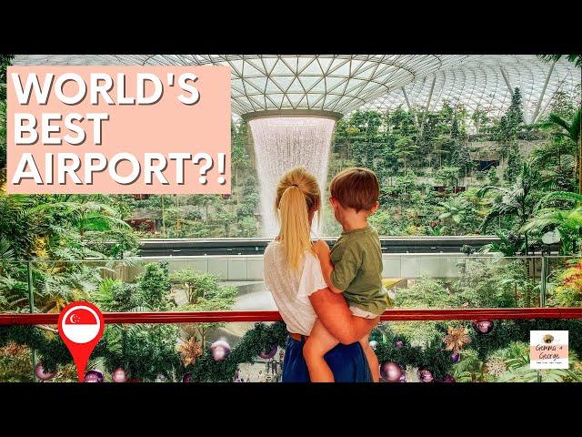 Inside Singapore Changi Airports $1.3 billion Jewel | Singapore with Kids | Family Travel