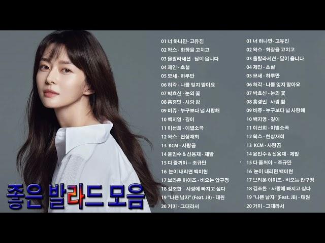 90 년대 발라드 히트 곡, 겨울 발라드, 감성 곡을 듣고 싶은 분들을위한 추천 발라드 모음